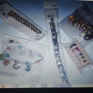 Lot of vintage lure bracelets and other designers